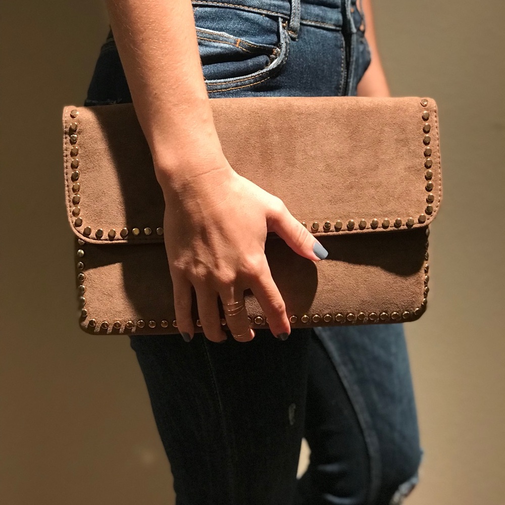 TAUPE BROWN PURSE